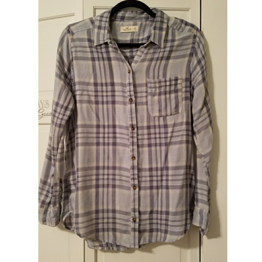 Blue Plaid Button Down